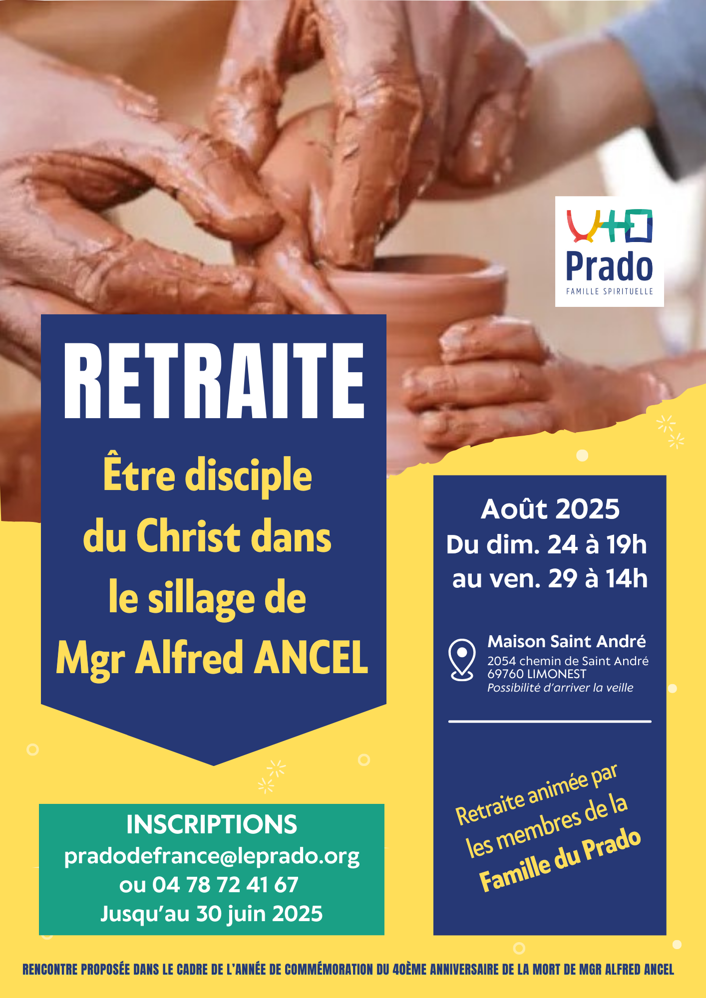 Retraite : être disciple du Christ dans le sillage de Mgr Alfred ANCEL